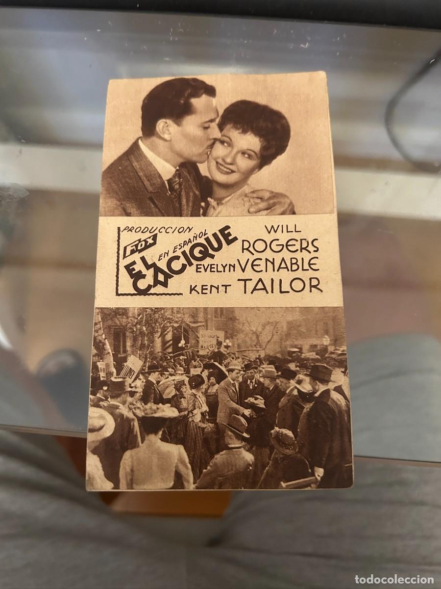 Cine: 1363 EL CACIQUE SALON DORE ZARAGOZA CON PUBLICIDAD BUEN ESTADO