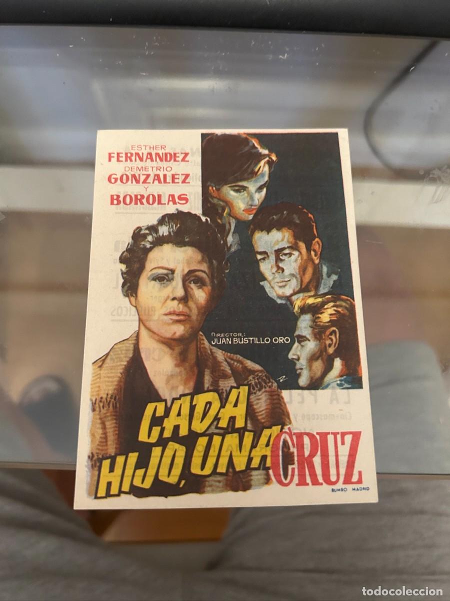 Cine: 1365 CADA HIJO UNA CRUZ ARENAS LICEO ALBENIZ BARCELONA CON PUBLICIDAD BUEN ESTADO