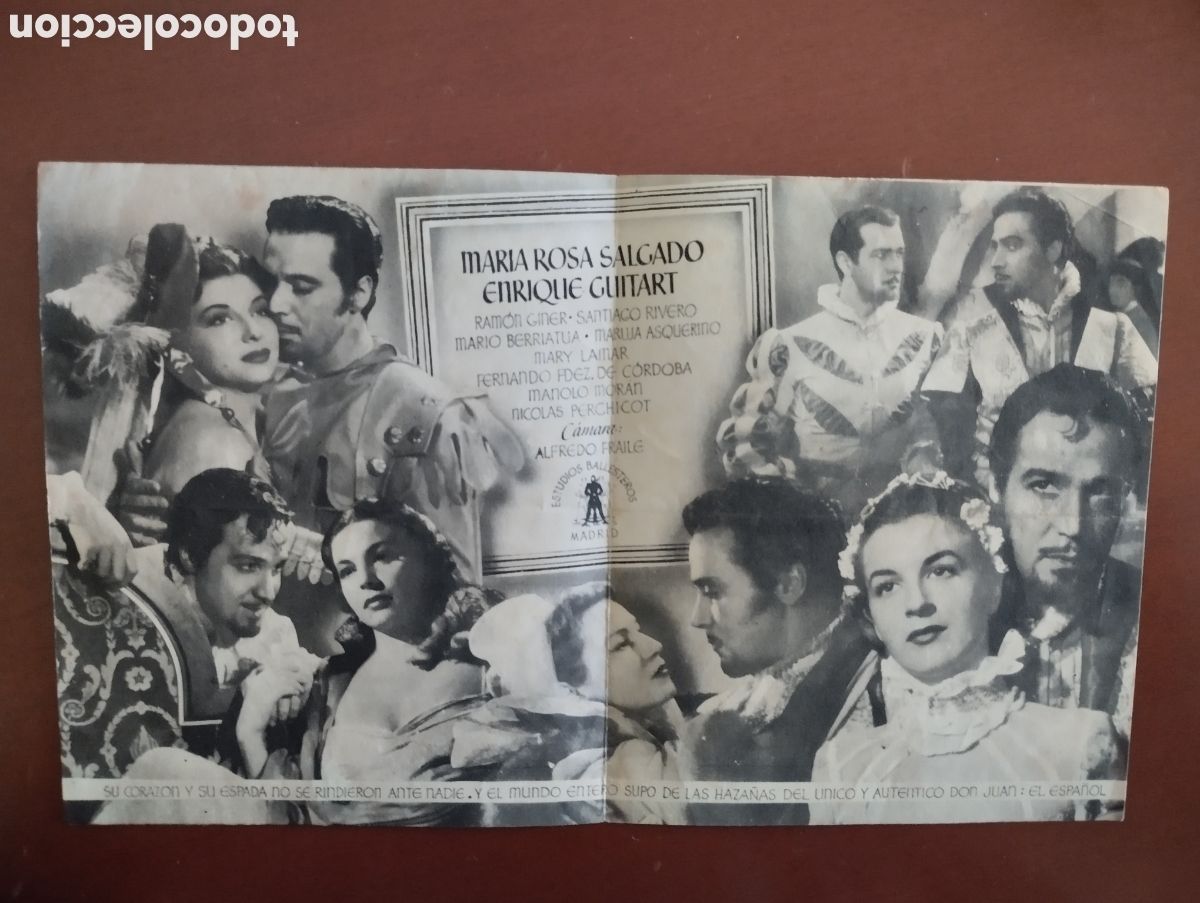 Cine: Folleto Programa de cine - DON JUAN - Foto 2