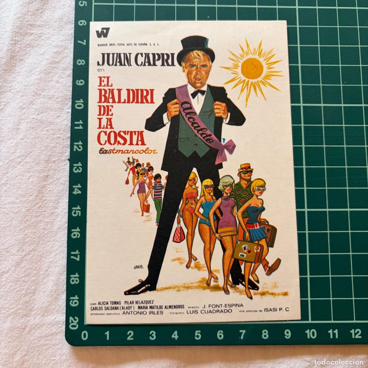 Cine: Programa de cine folleto de mano pelicula. El Baldiri de la costa