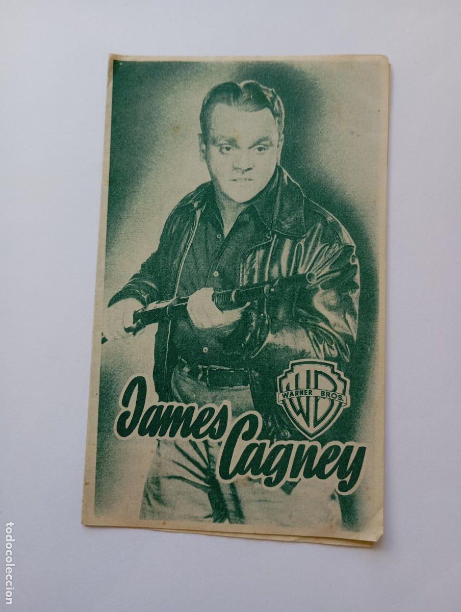 Cine: PROGRAMA FOLLETO DE CINE AL ROJO VIVO. JAMES CAGNEY. CINE RIALTO LOGRO&Ntilde;O. TDKP30C