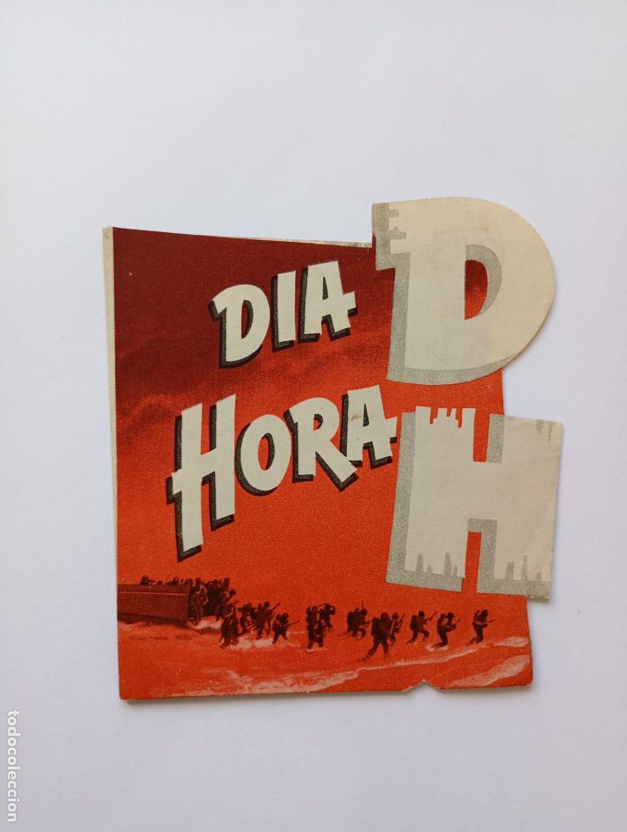 Cine: PROGRAMA FOLLETO DE CINE DIA D HORA H. TEATRO TRUEBA 1952. TDKP30B