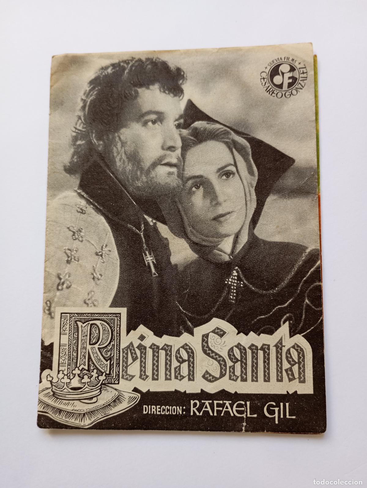 Cine: PROGRAMA FOLLETO DE CINE REINA SANTA. RAFAEL GIL. COLSEO ALBIA. TDKP30C