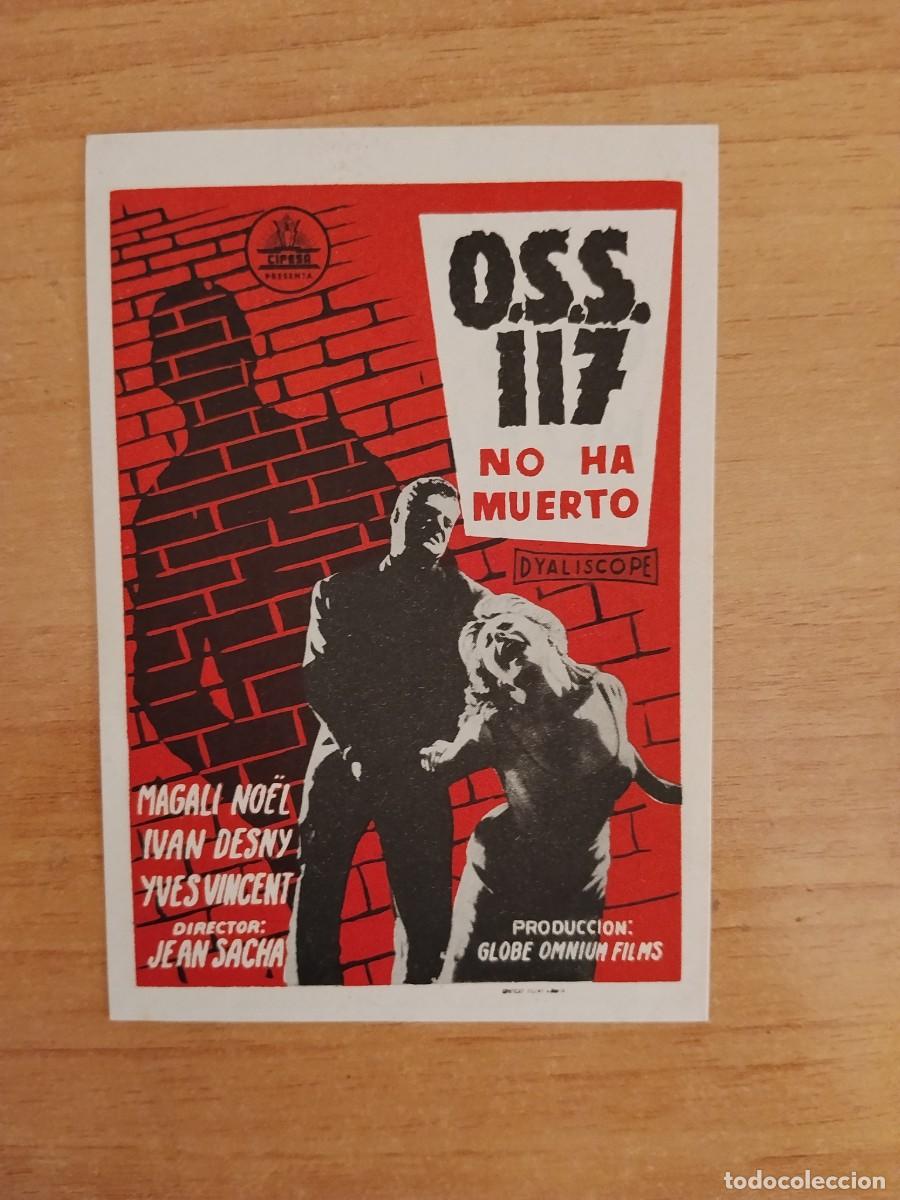  Flyers Publicitaires de films Anciens: TURQUE-PROGRAMA DE LA PELICULA --OSS 117 NO HA MUERTO ct