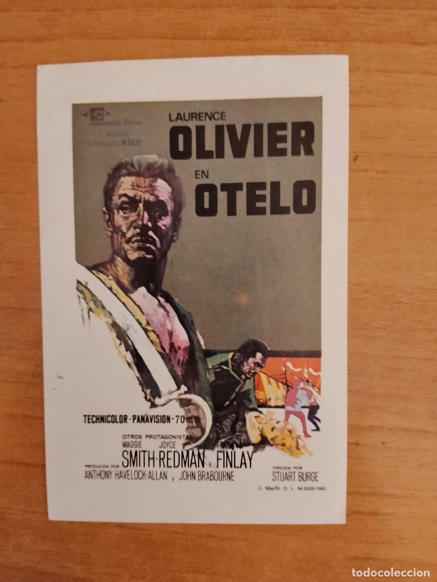 Cinema: TURQUE-PROGRAMA DE LA PELICULA --OTELO
