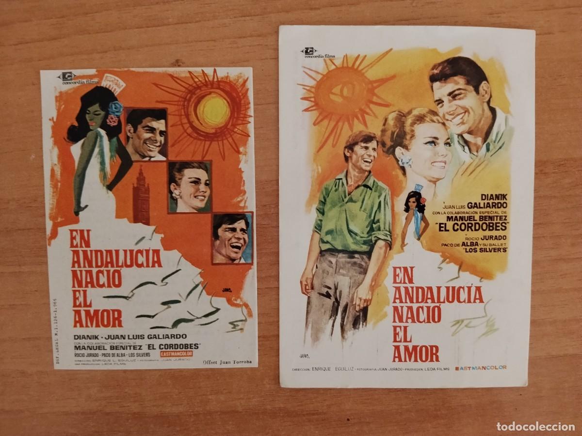 Cine: TURQUE-PROGRAMA DE LA PELICULA --EN ANDALUCIA NACIO EL AMOR