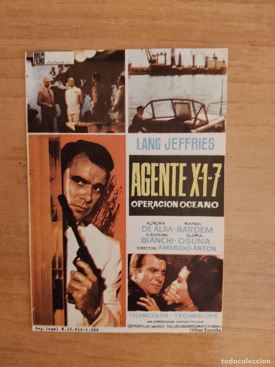 Cine: TURQUE-PROGRAMA DE LA PELICULA --AGENTE X-1-7