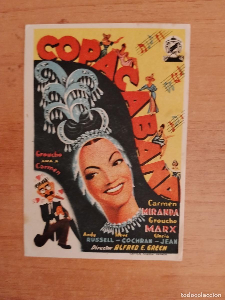 Cine: TURQUE-PROGRAMA DE LA PELICULA --COPACABANA