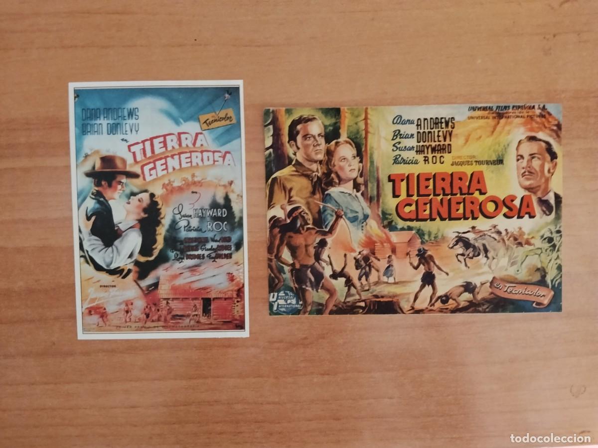 Cine: TURQUE-PROGRAMA DE LA PELICULA --TIERRA GENEROSA ct