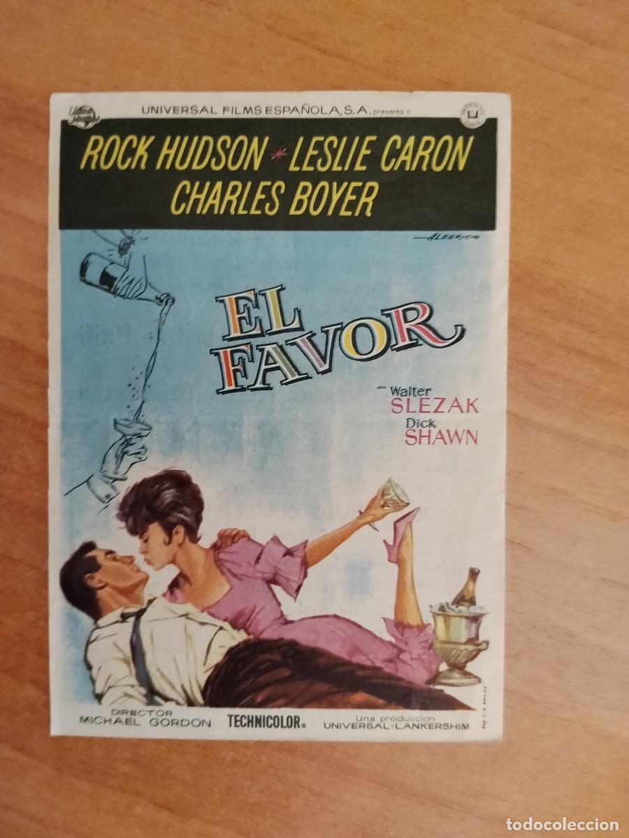 Cine: TURQUE-PROGRAMA DE LA PELICULA --EL FAVOR ct