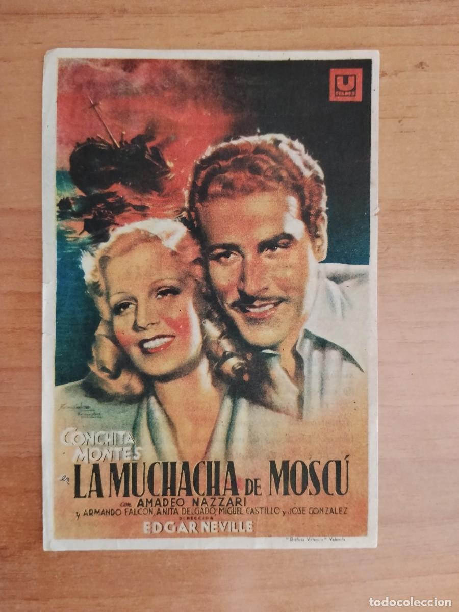 Cine: TURQUE-PROGRAMA DE LA PELICULA --LA MUCHACHA DE MOSCU ct