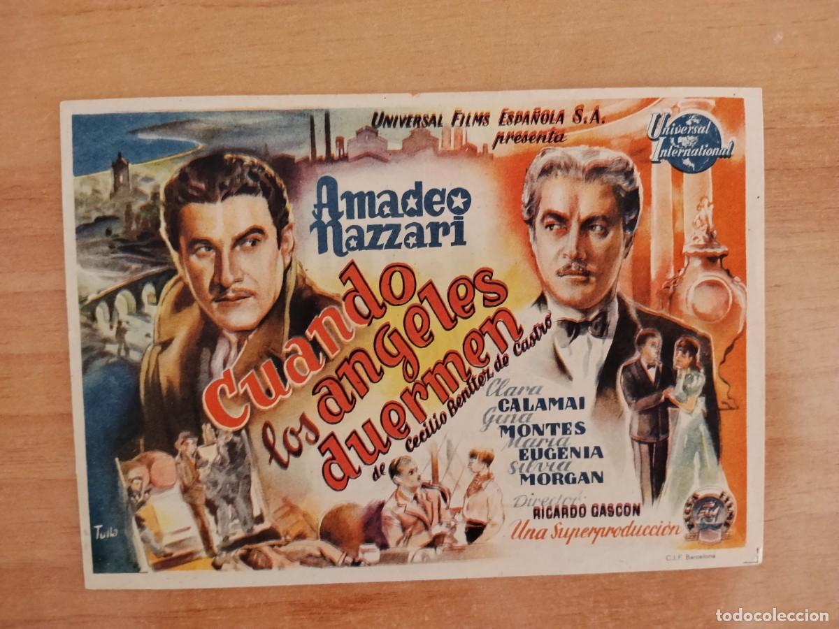 Cine: TURQUE-PROGRAMA DE LA PELICULA --CUANDO LOS ANGELES DUERMEN ct