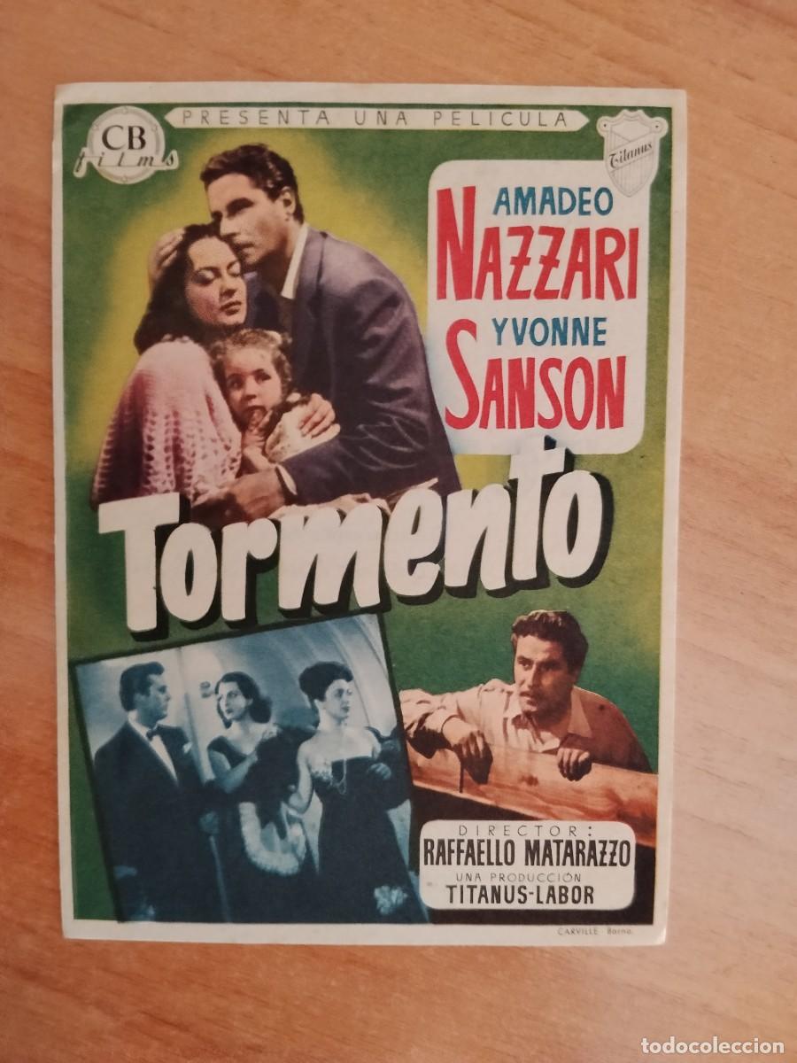 Cine: TURQUE-PROGRAMA DE LA PELICULA -- TORMENTO ct