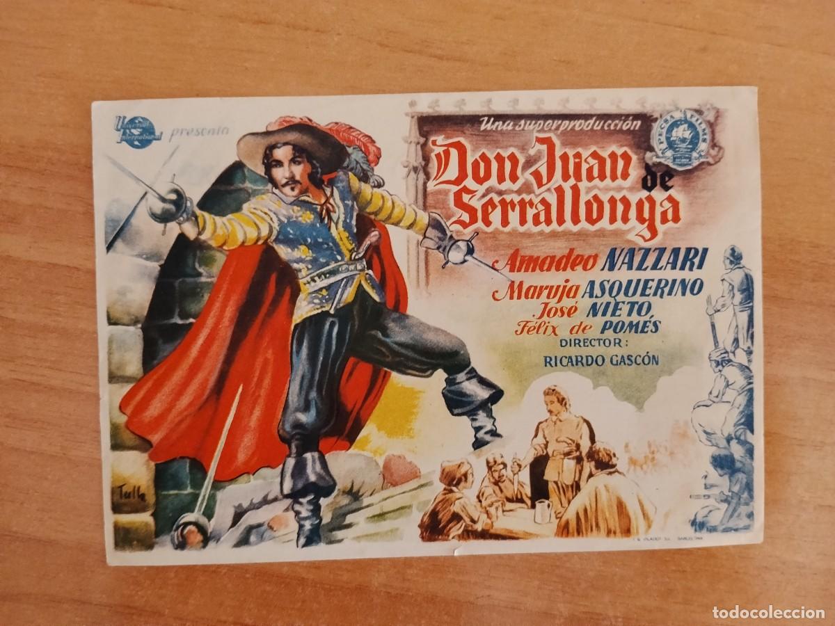 Cine: TURQUE-PROGRAMA DE LA PELICULA -- DON JUAN DE SERRALLONGA