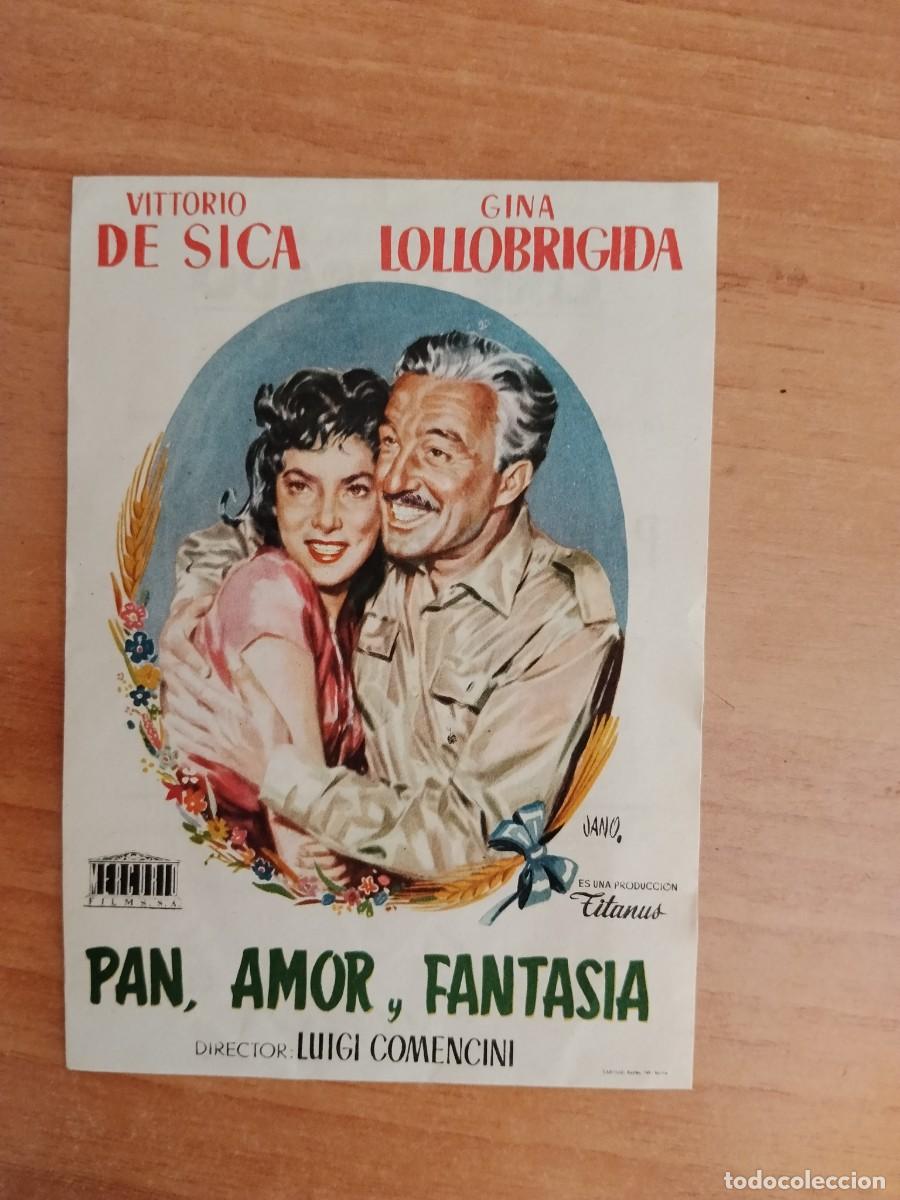 Cine: TURQUE-PROGRAMA DE LA PELICULA -- PAN AMOR Y FANTASIA ct