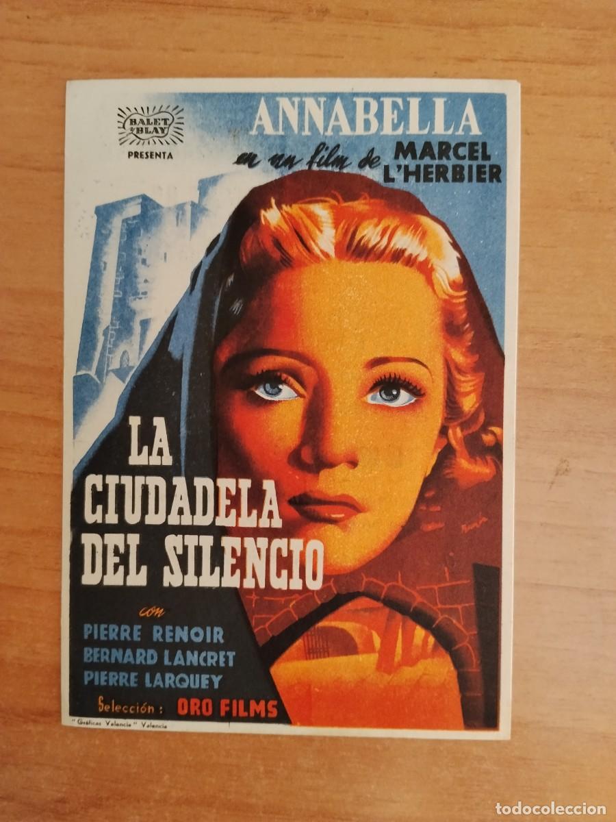 Cine: TURQUE-PROGRAMA DE LA PELICULA -- LA CIUDADELA DEL SILENCIO ct