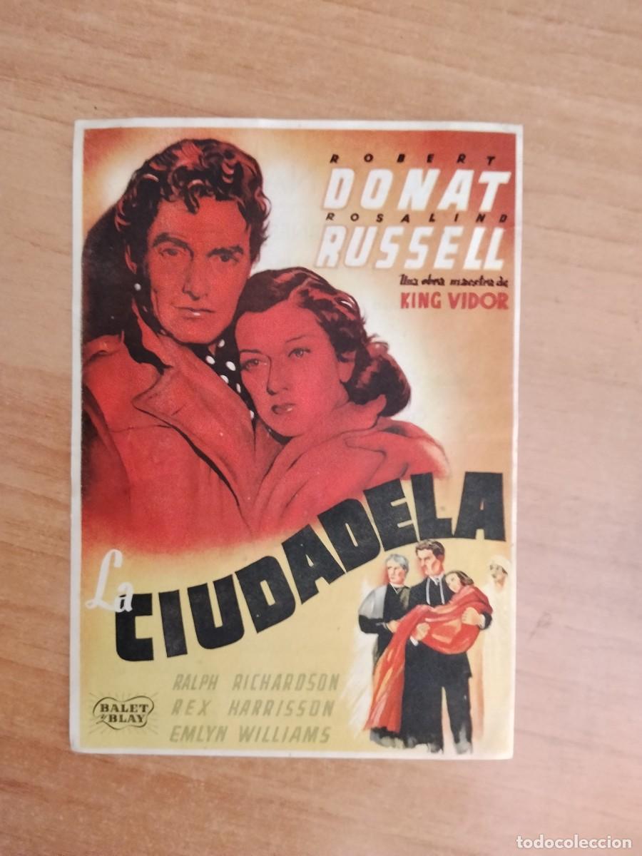 Cine: TURQUE-PROGRAMA DE LA PELICULA -- LA CIUDADELA ct