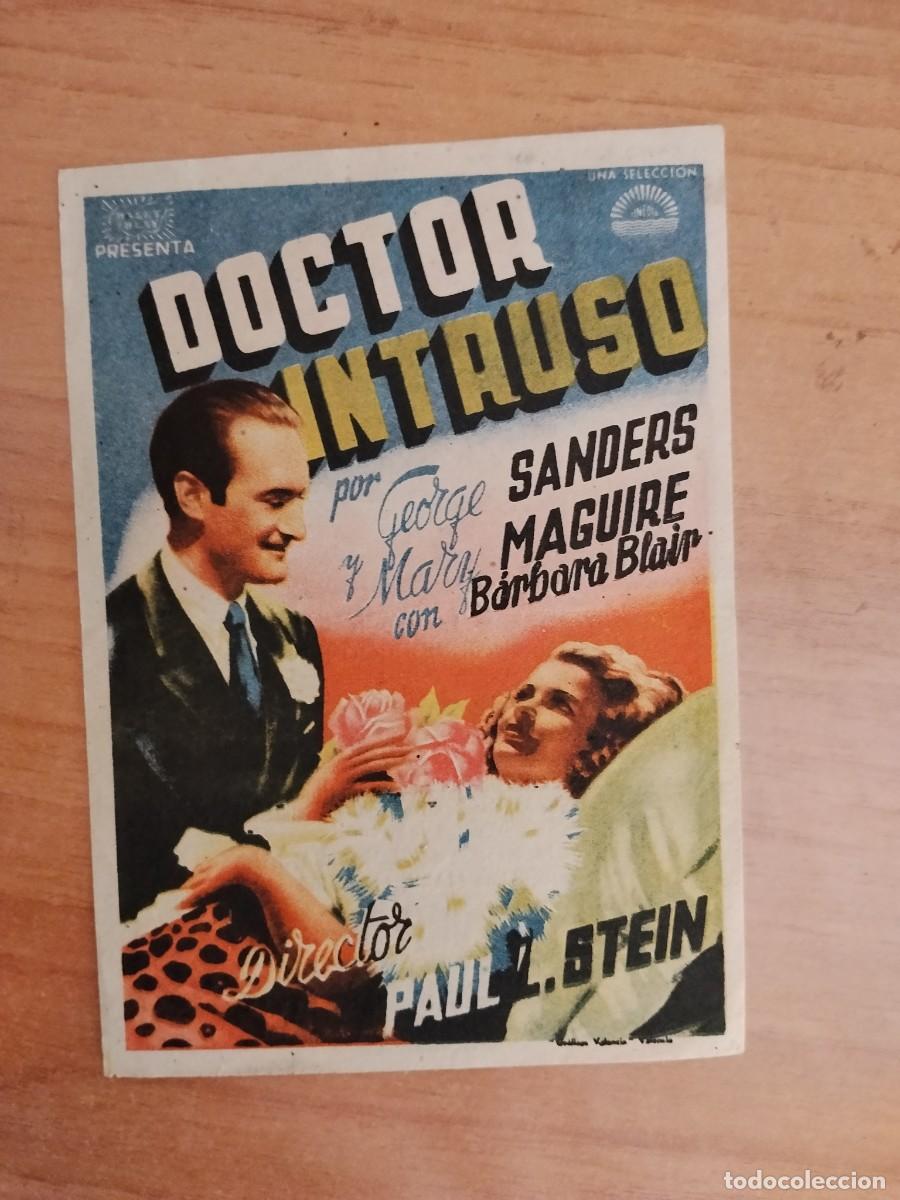 Cine: TURQUE-PROGRAMA DE LA PELICULA -- DOCTOR INTRUSO ct