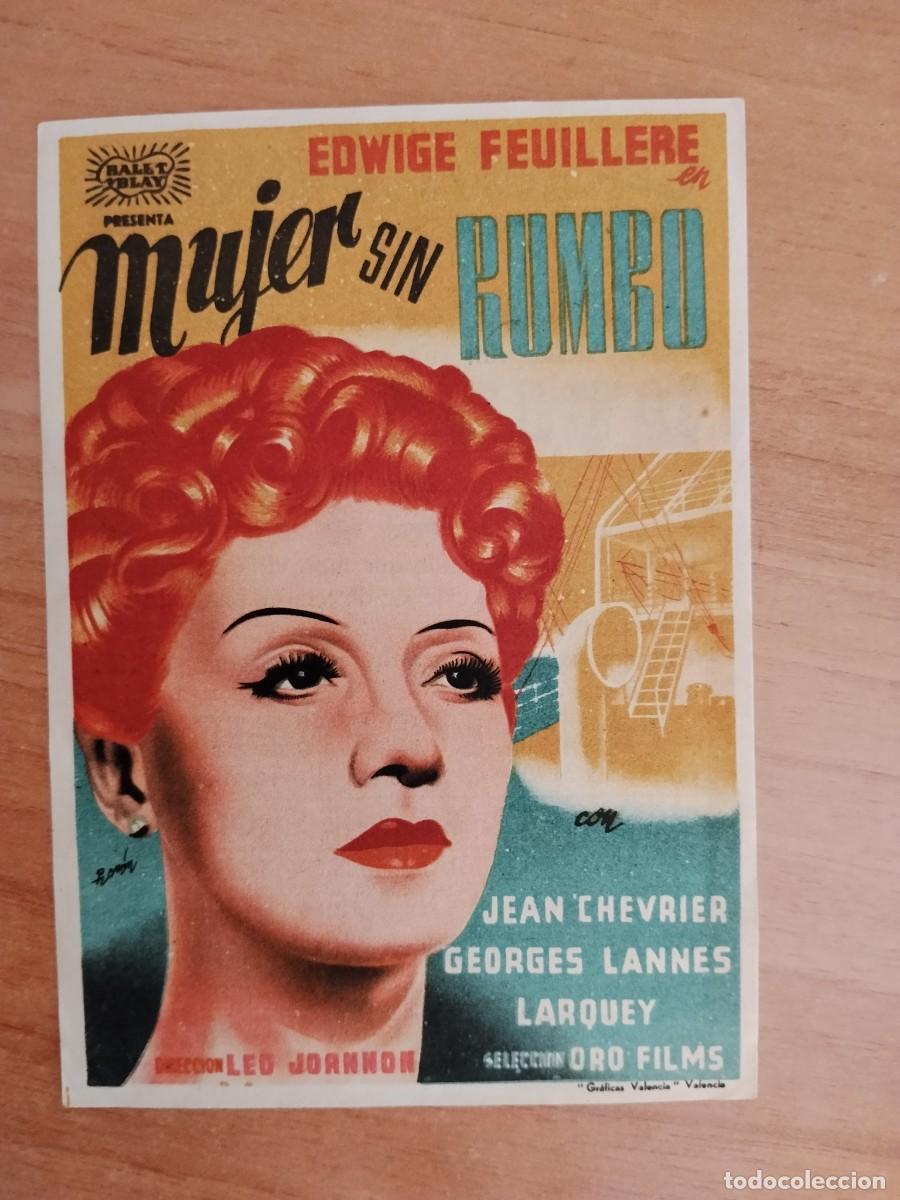 Cine: TURQUE-PROGRAMA DE LA PELICULA -- MUJER SIN RUMBO ct