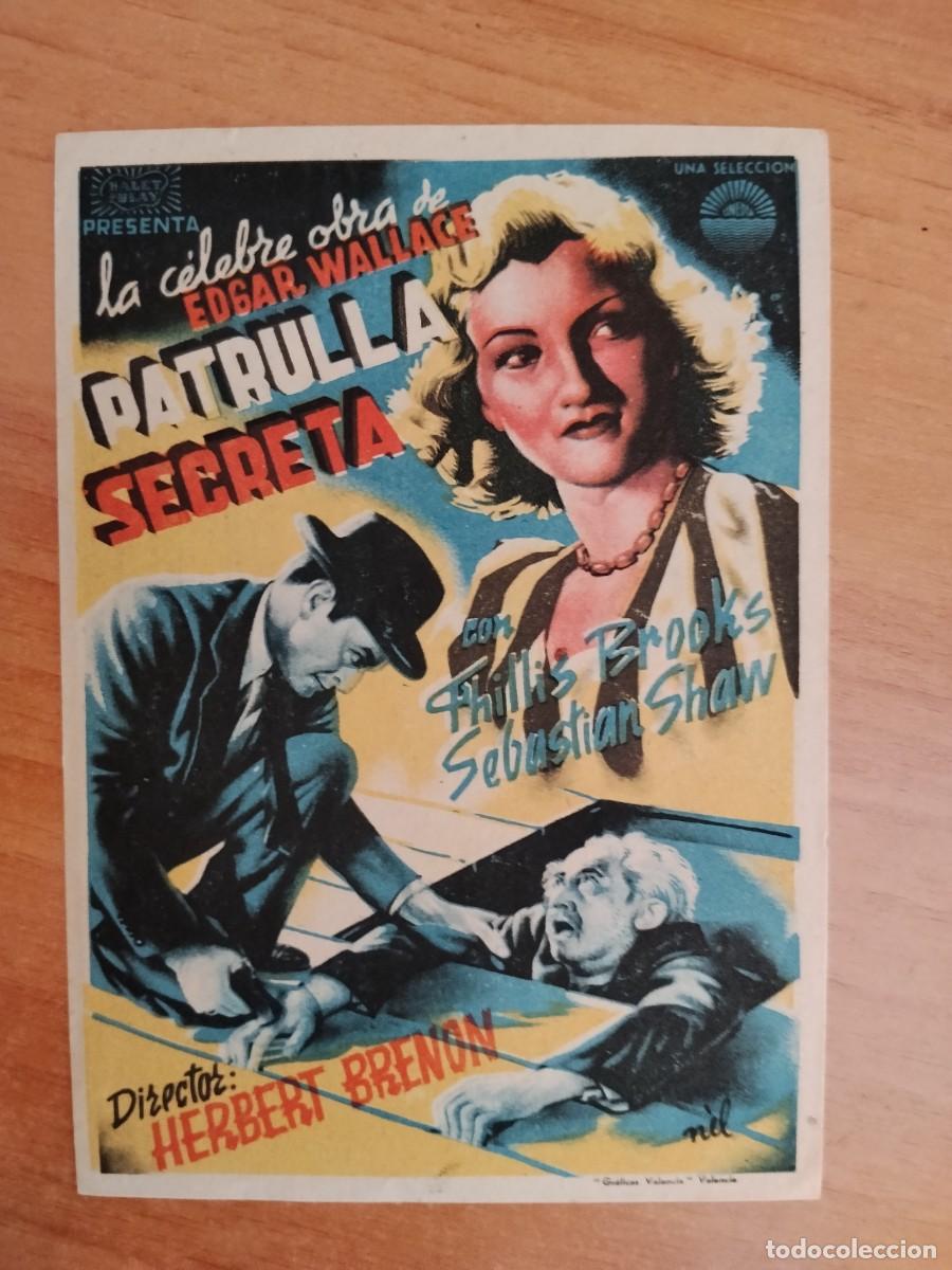 Cine: TURQUE-PROGRAMA DE LA PELICULA -- PATRULLA SECRETA