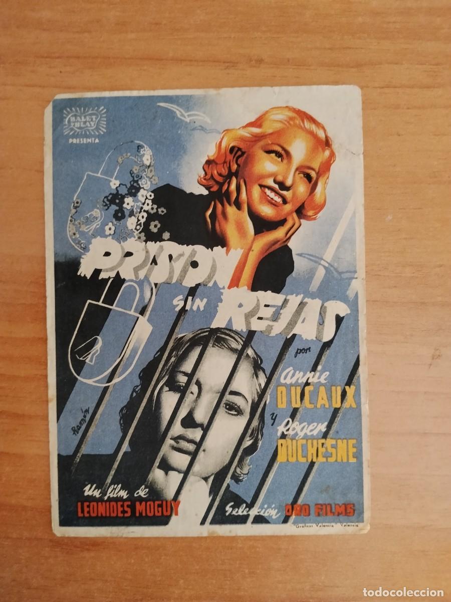 Cine: TURQUE-PROGRAMA DE LA PELICULA -- PRISION SIN REJAS ct
