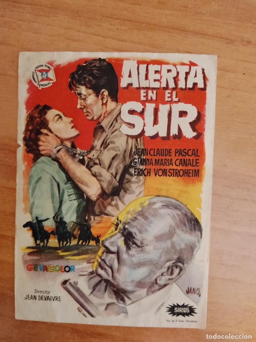 Cine: TURQUE-PROGRAMA DE LA PELICULA --ALERTA EN EL SUR ct