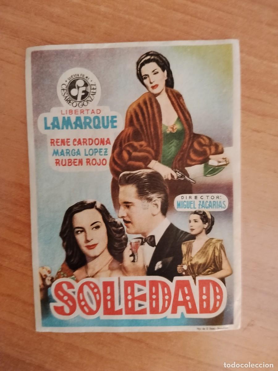 Cine: TURQUE-PROGRAMA DE LA PELICULA --SOLEDAD ct