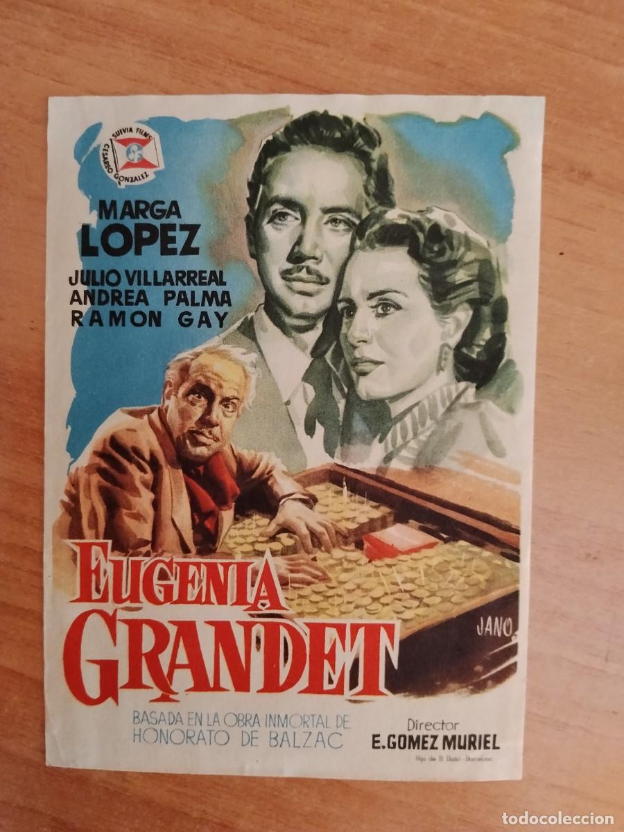 Cine: TURQUE-PROGRAMA DE LA PELICULA --EUGENIA DE GRANDET
