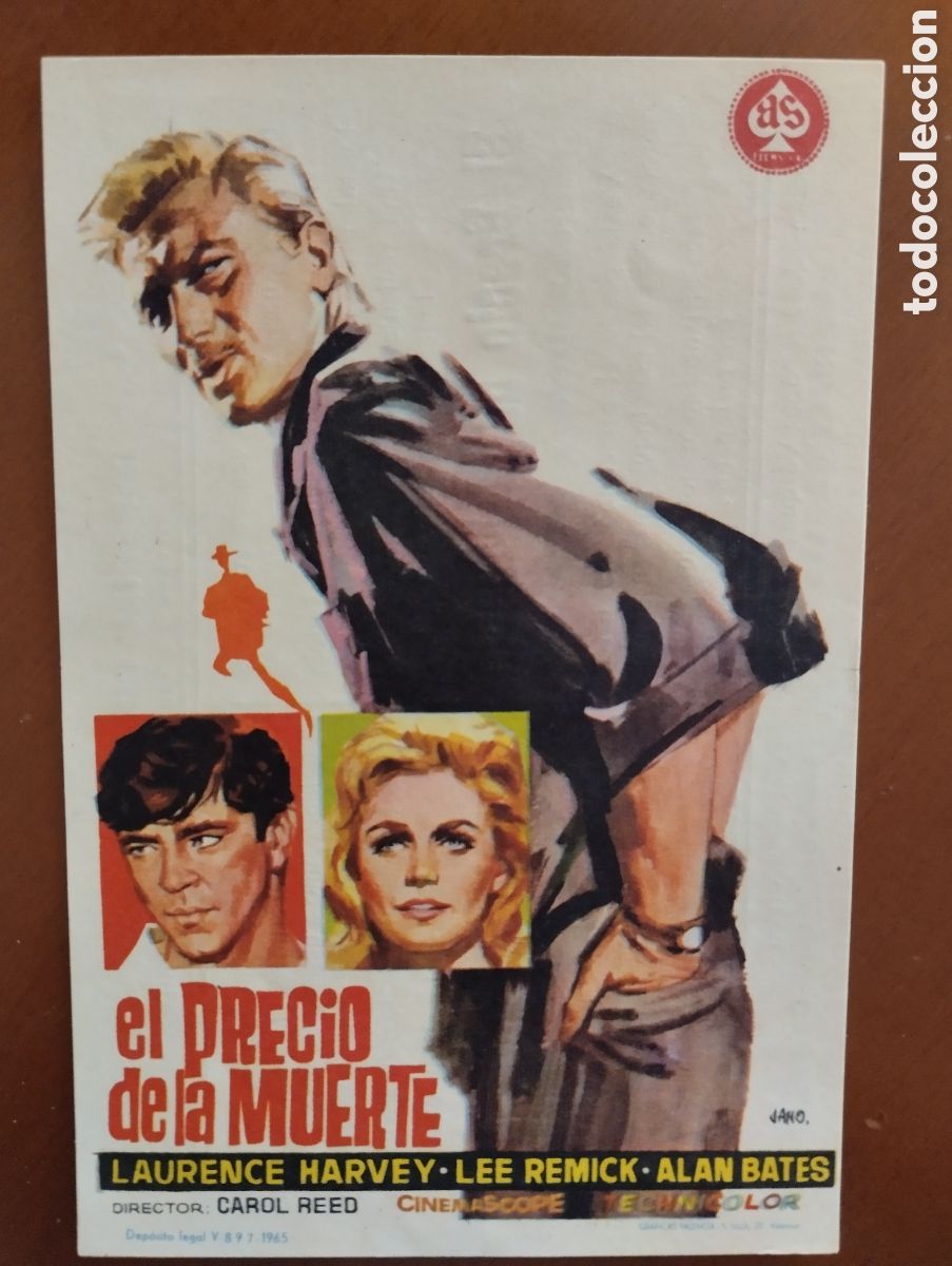 Cine: Folleto Programa de cine - EL PRECIO DE LA MUERTE
