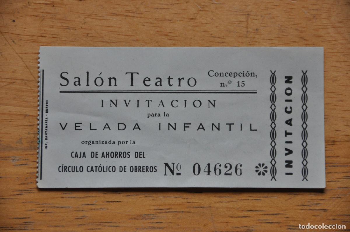 Cine: INVITACI&Oacute;N VELADA INFANTIL EN EL SAL&Oacute;N TEATRO DE LA CAJA DE AHORROS DEL C&Iacute;RCULO CAT&Oacute;LICO (BURGOS)
