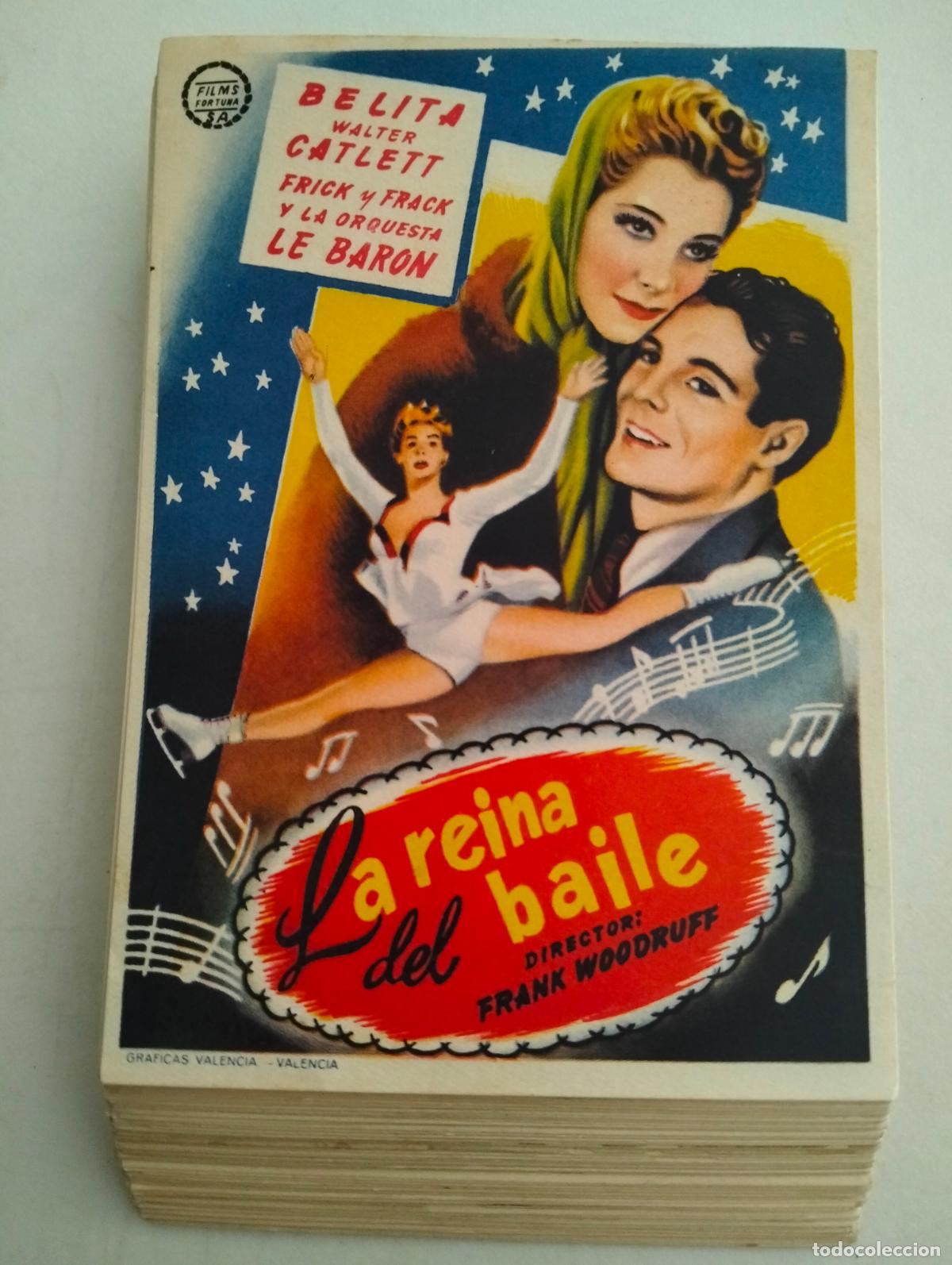 Cine: LOTE DE 100 FOLLETOS DE CIINE, LA REINA DEL BAILE