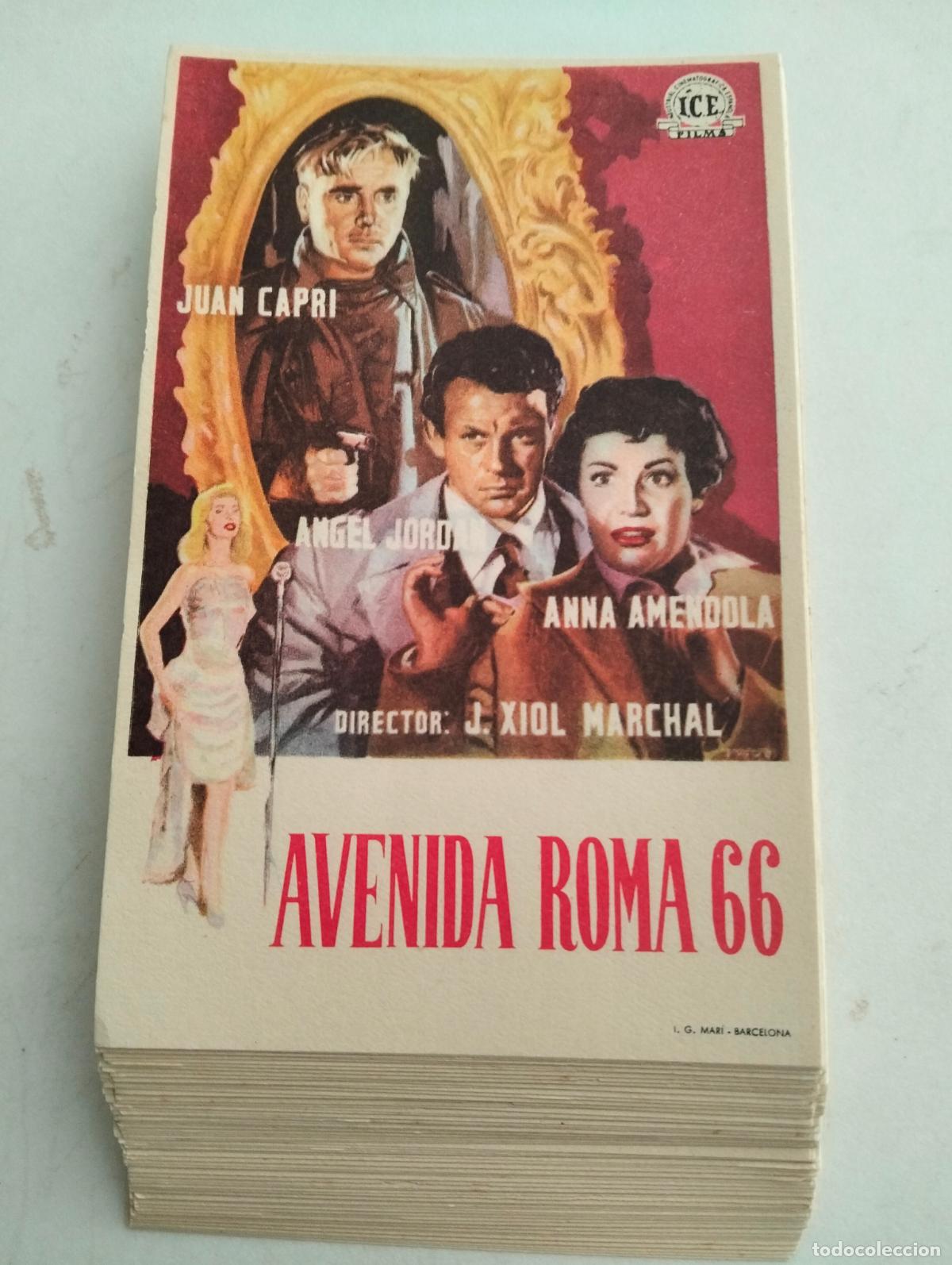 Cine: LOTE DE 100 FOLLETOS DE CIINE, AVENIDA ROMA 66