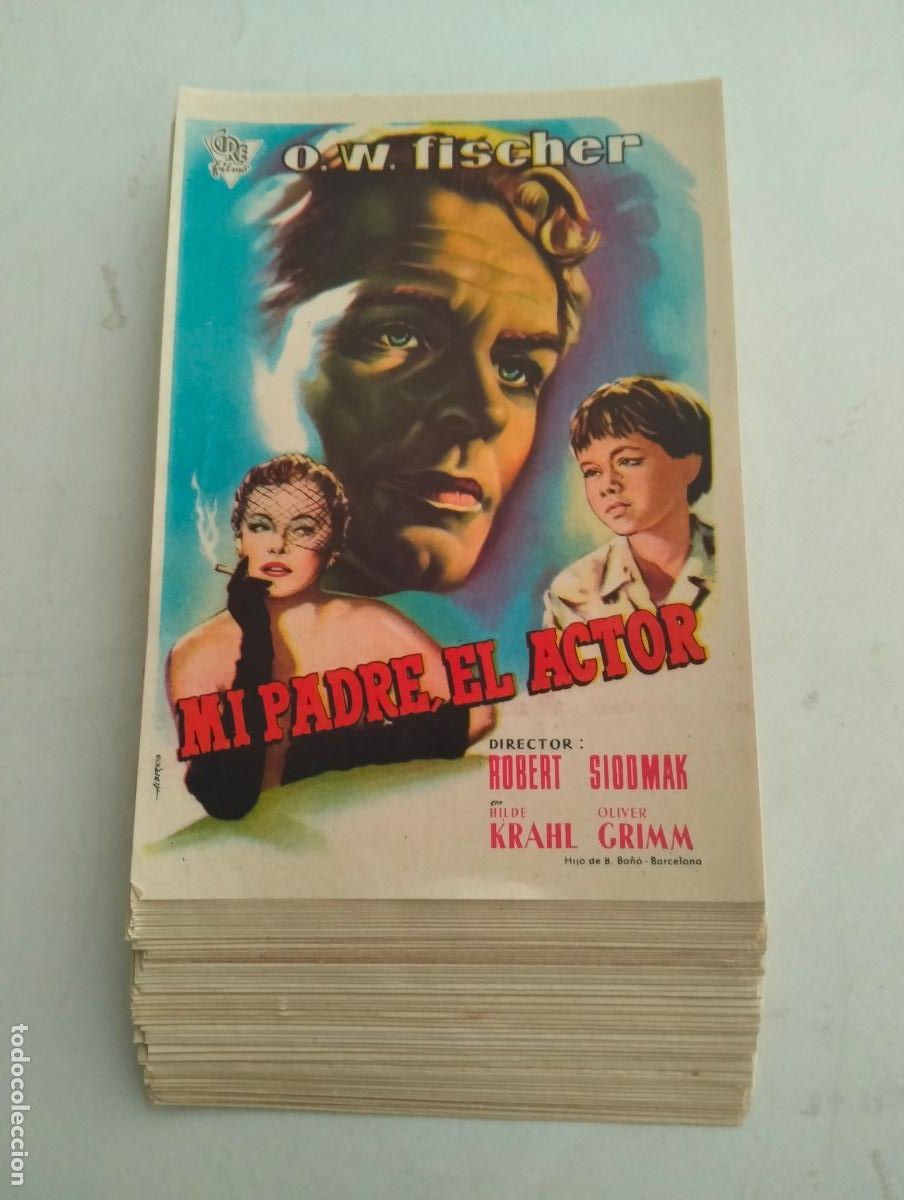Cine: LOTE DE 100 FOLLETOS DE CIINE, MI PADRE EL ACTOR