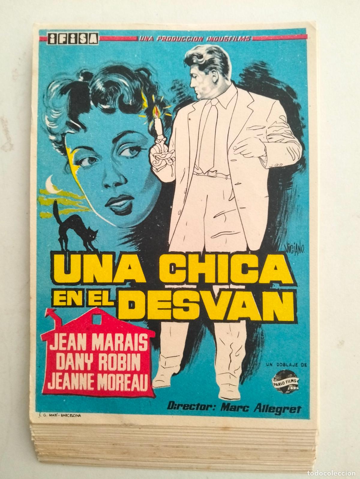 Cine: LOTE DE 32 FOLLETOS DE CIINE, UNA CHICA EN EL DESVAN