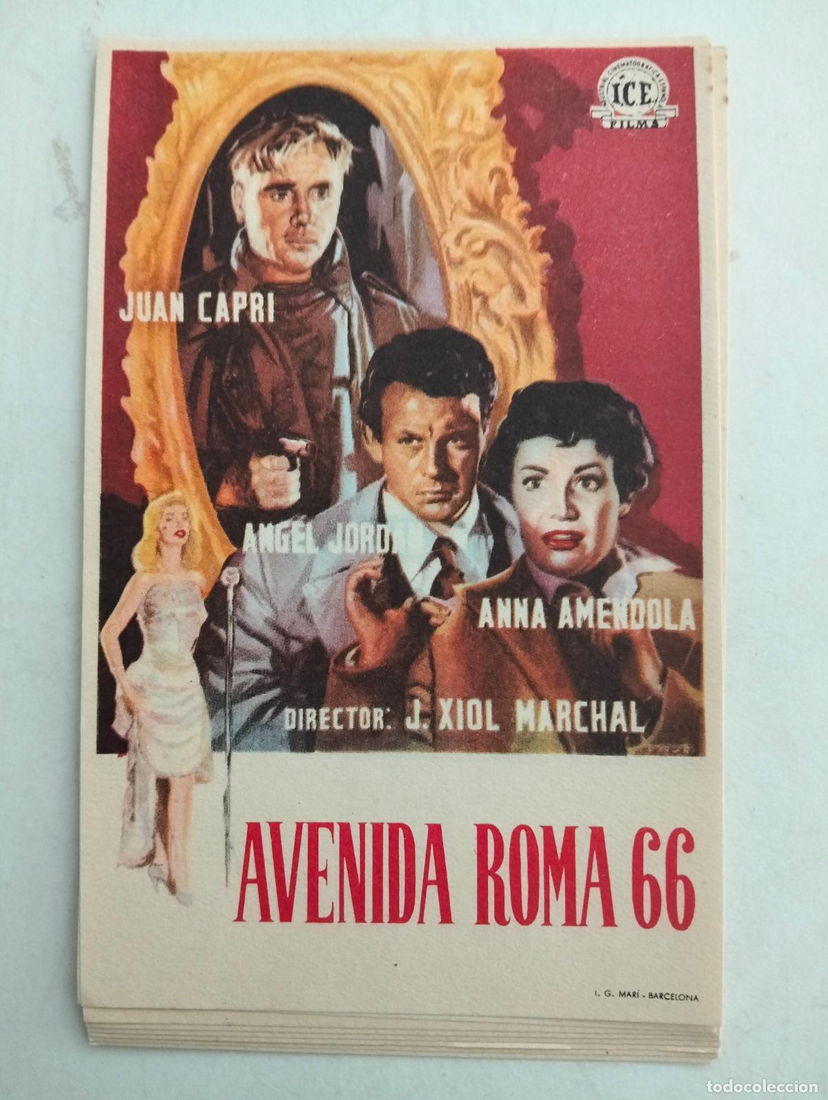 Cine: LOTE DE 8 FOLLETOS DE CIINE, AVENIDA ROMA 66