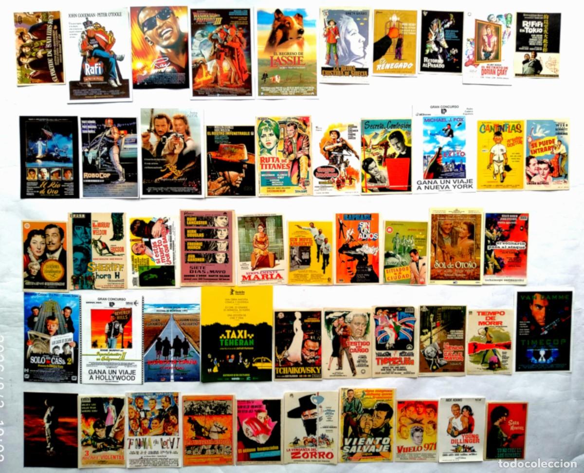 Cine: 50 PROGRAMAS VARIADOS, LOTE N&ordm; 24. ( 14 CON EL DORSO IMPRESO).