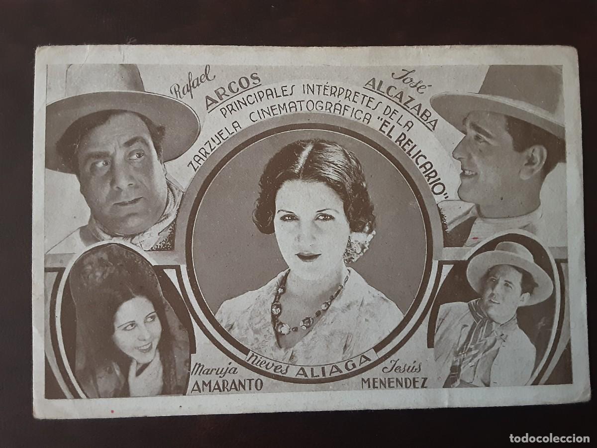 Cine: El relicario, zarzuela cinematogr&aacute;fica , Rafael arcos