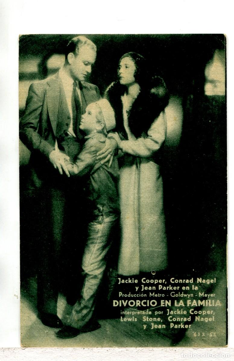 Cine: DIVORCIO EN LA FAMILIA, con Jackie Cooper.