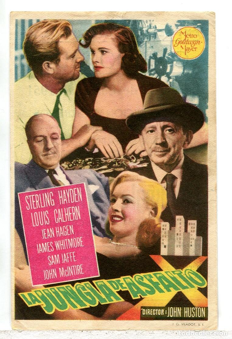 Cine: LA JUNGLA DE ASFALTO, con Marilyn Monroe.