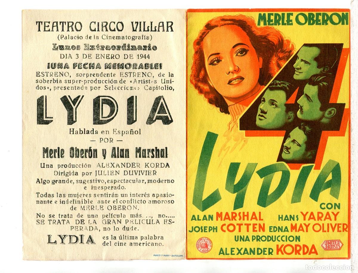 Cine: LYDIA, con Merle Ober&oacute;n.