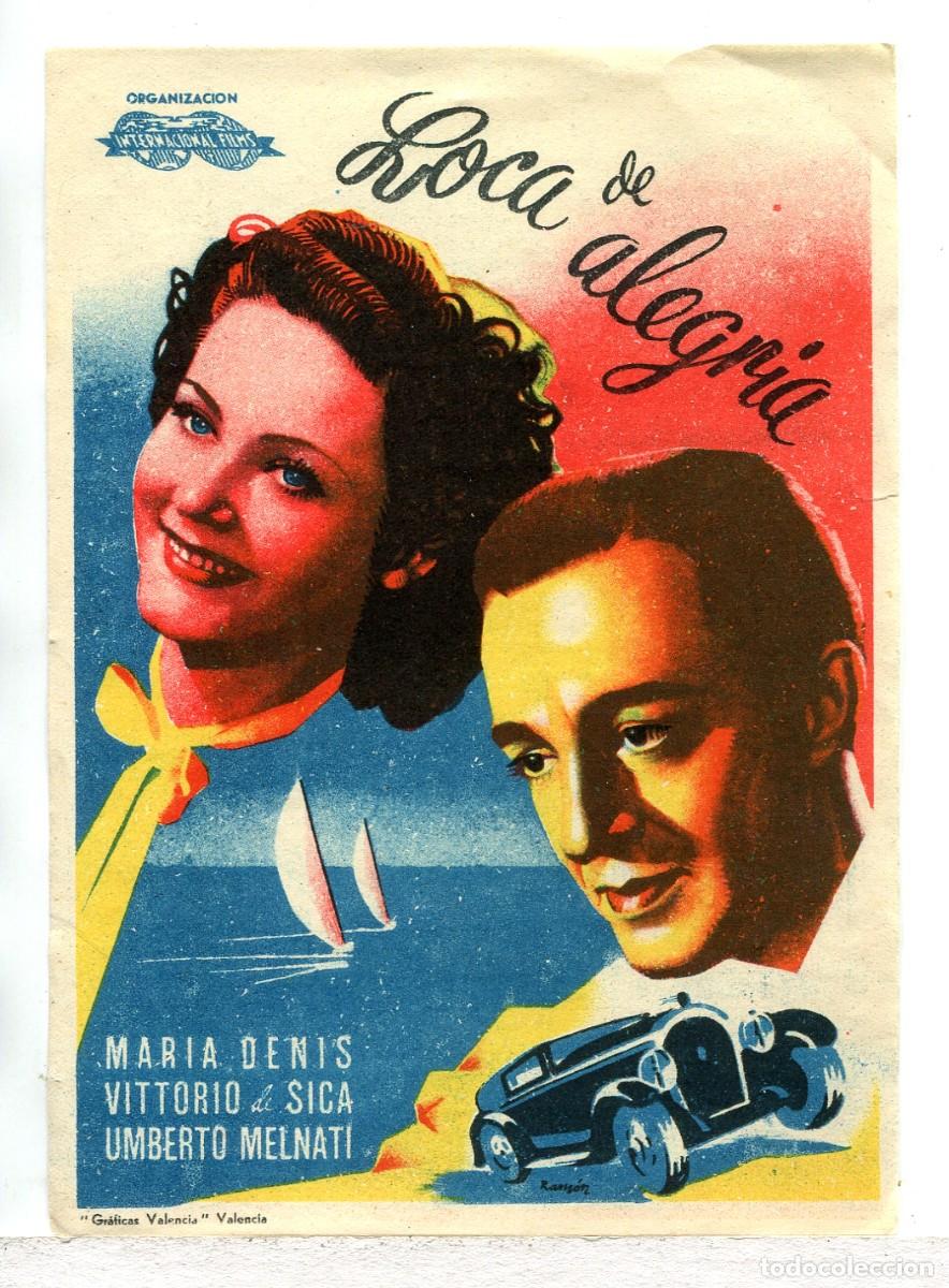 Cine: LOCA DE ALEGR&Iacute;A, con Vittorio de Sica.