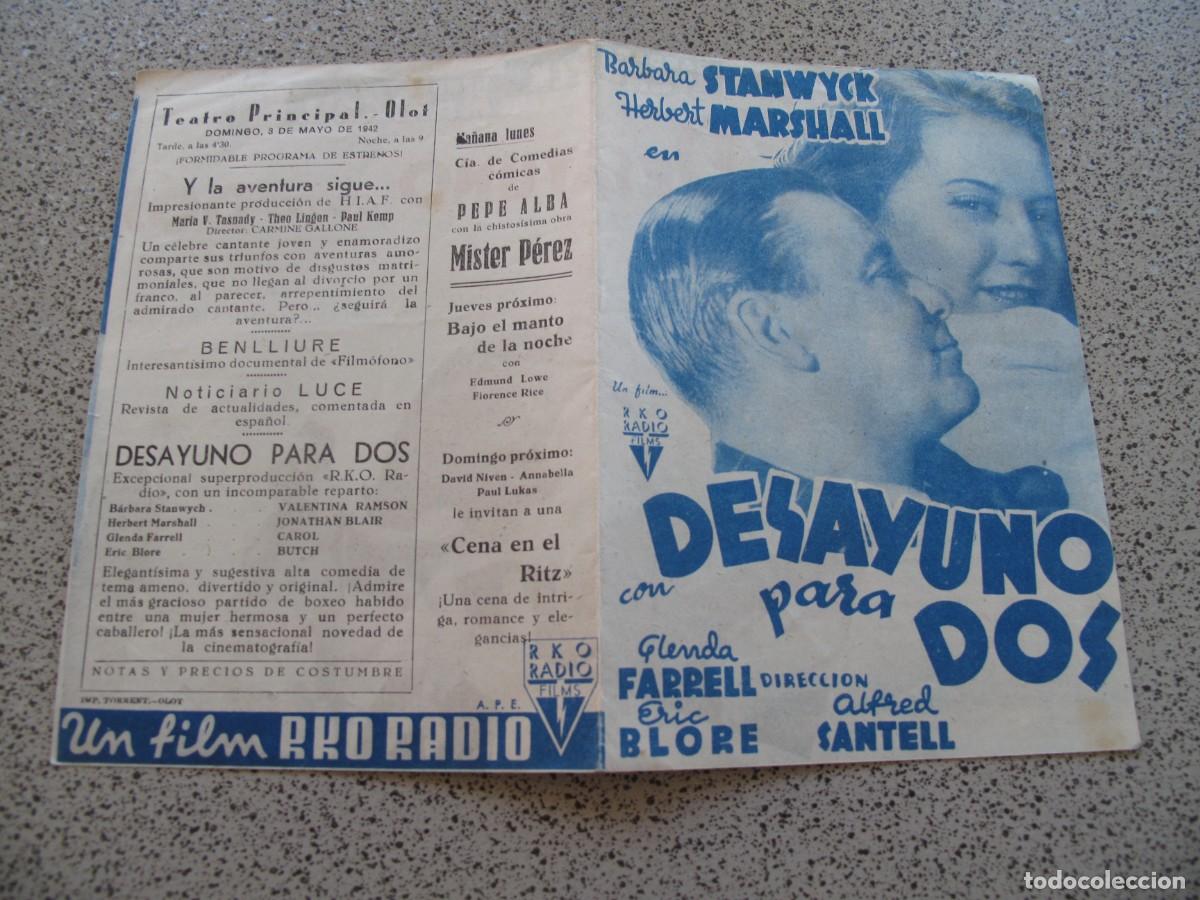 Cine: PROGRAMA DE MANO ORIGINAL EL DE LA FOTO