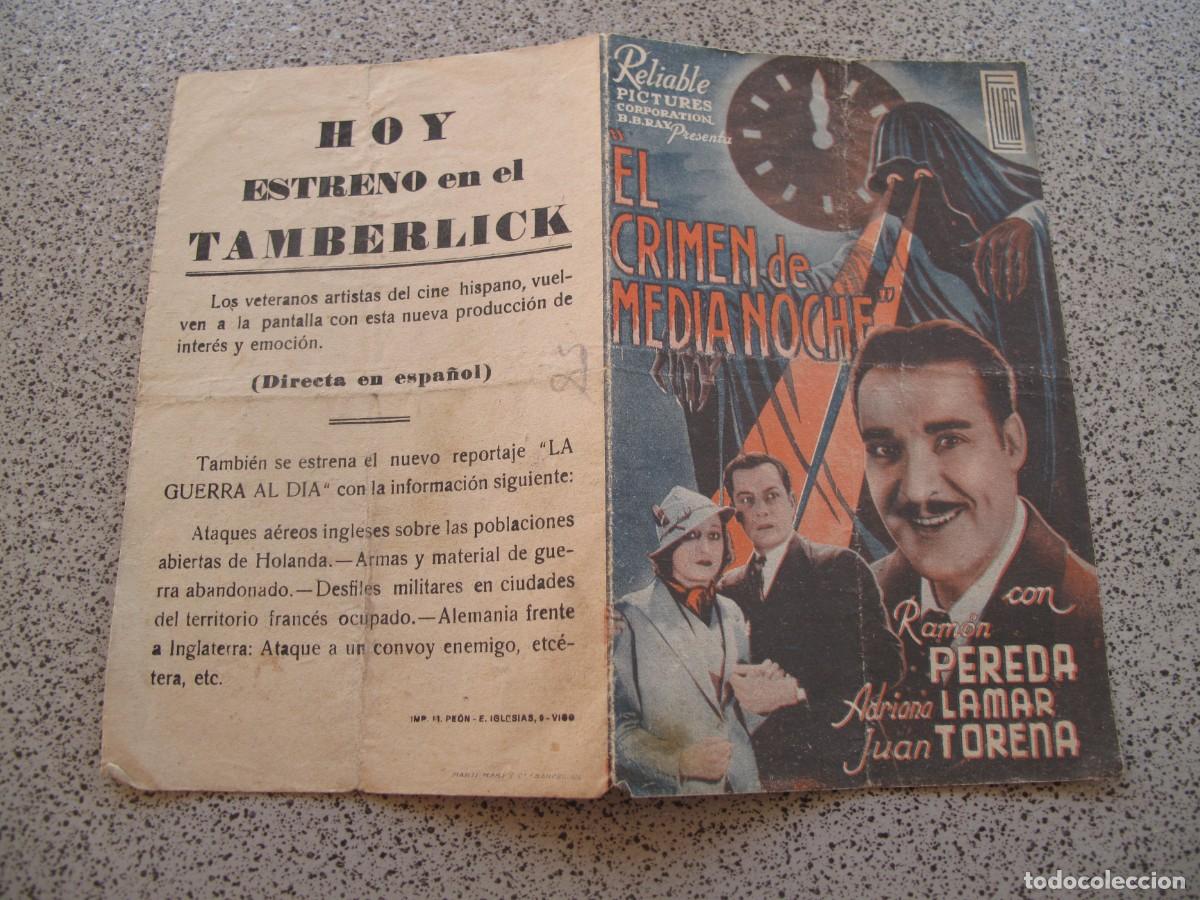 Cine: PROGRAMA DE MANO ORIGINAL EL DE LA FOTO