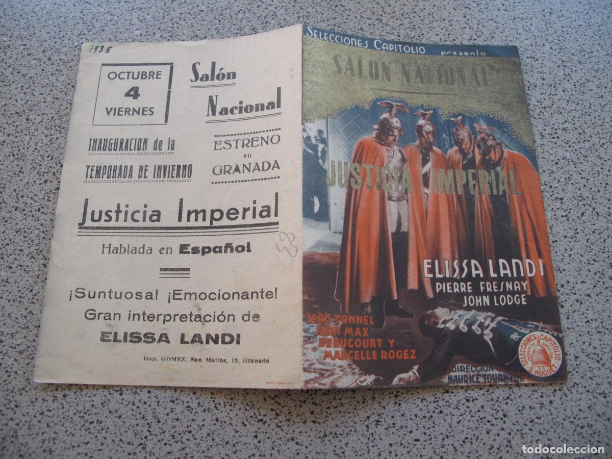 Cine: PROGRAMA DE MANO ORIGINAL EL DE LA FOTO