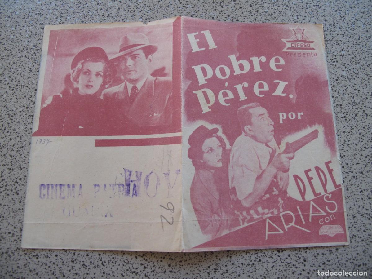 Cine: PROGRAMA DE MANO ORIGINAL EL DE LA FOTO