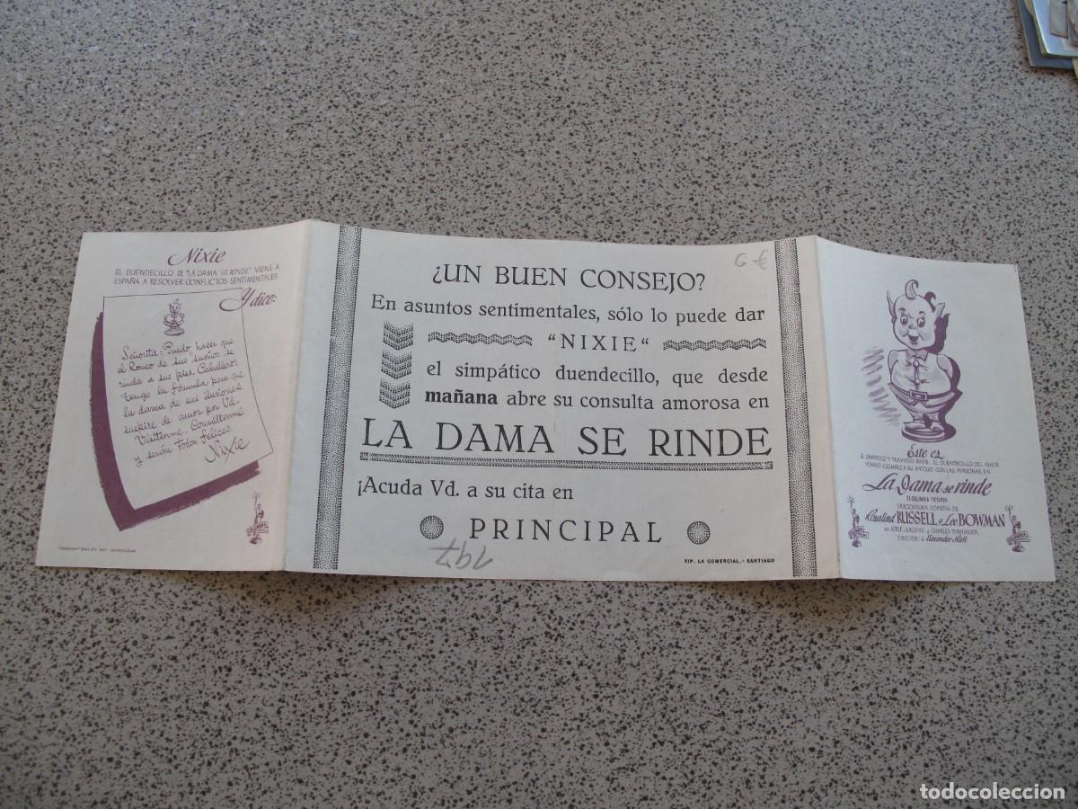 Cine: PROGRAMA DE MANO ORIGINAL EL DE LA FOTO