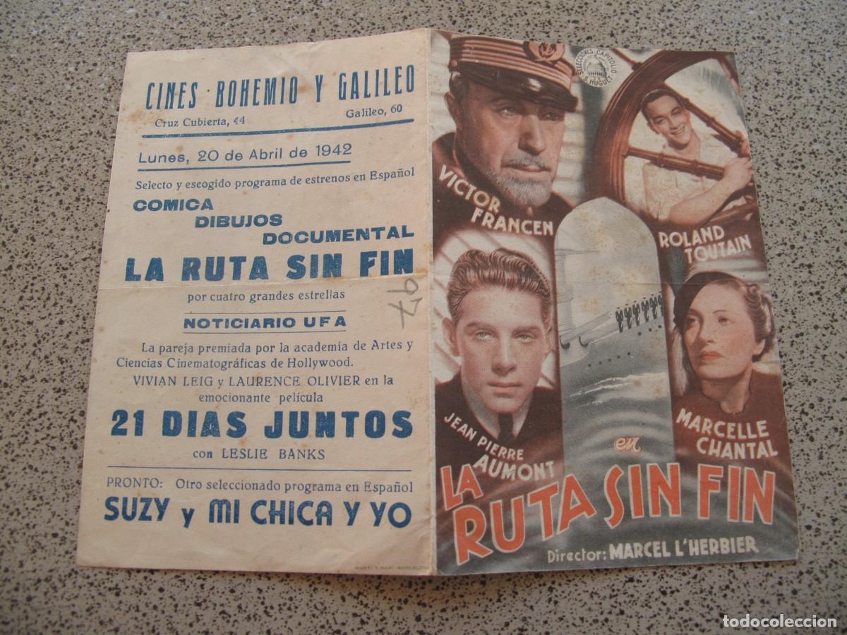 Cine: PROGRAMA DE MANO ORIGINAL EL DE LA FOTO