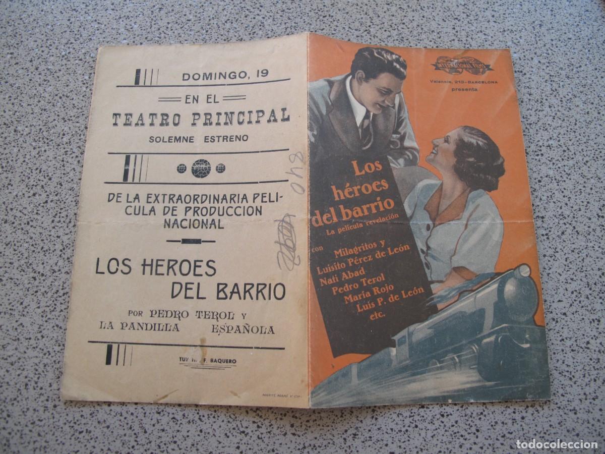 Cine: PROGRAMA DE MANO ORIGINAL EL DE LA FOTO
