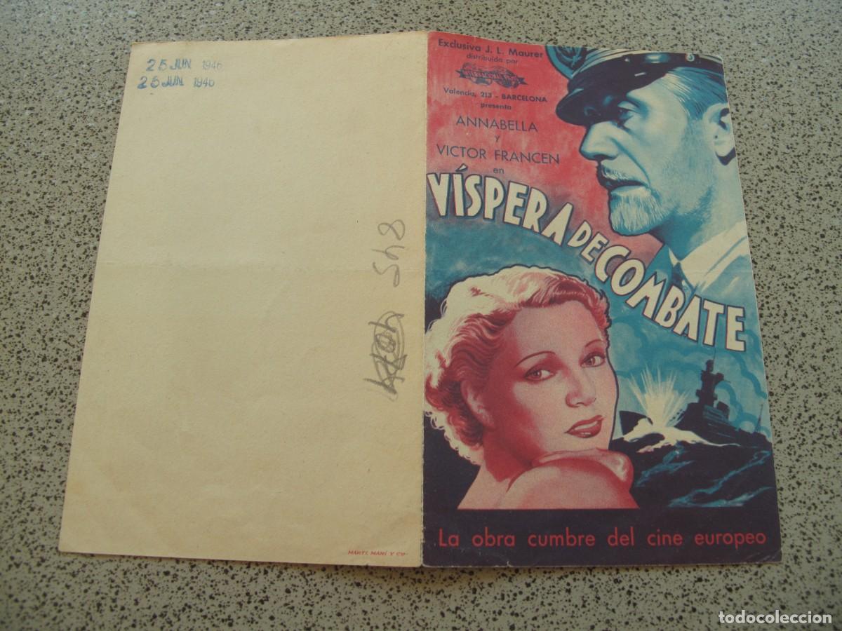  Flyers Publicitaires de films Anciens: PROGRAMA DE MANO ORIGINAL EL DE LA FOTO