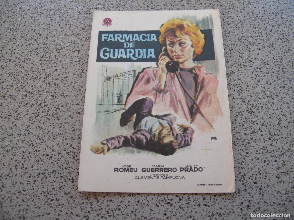 Folhetos de m&atilde;o de filmes antigos de cinema: PROGRAMA DE MANO ORIGINAL EL DE LA FOTO